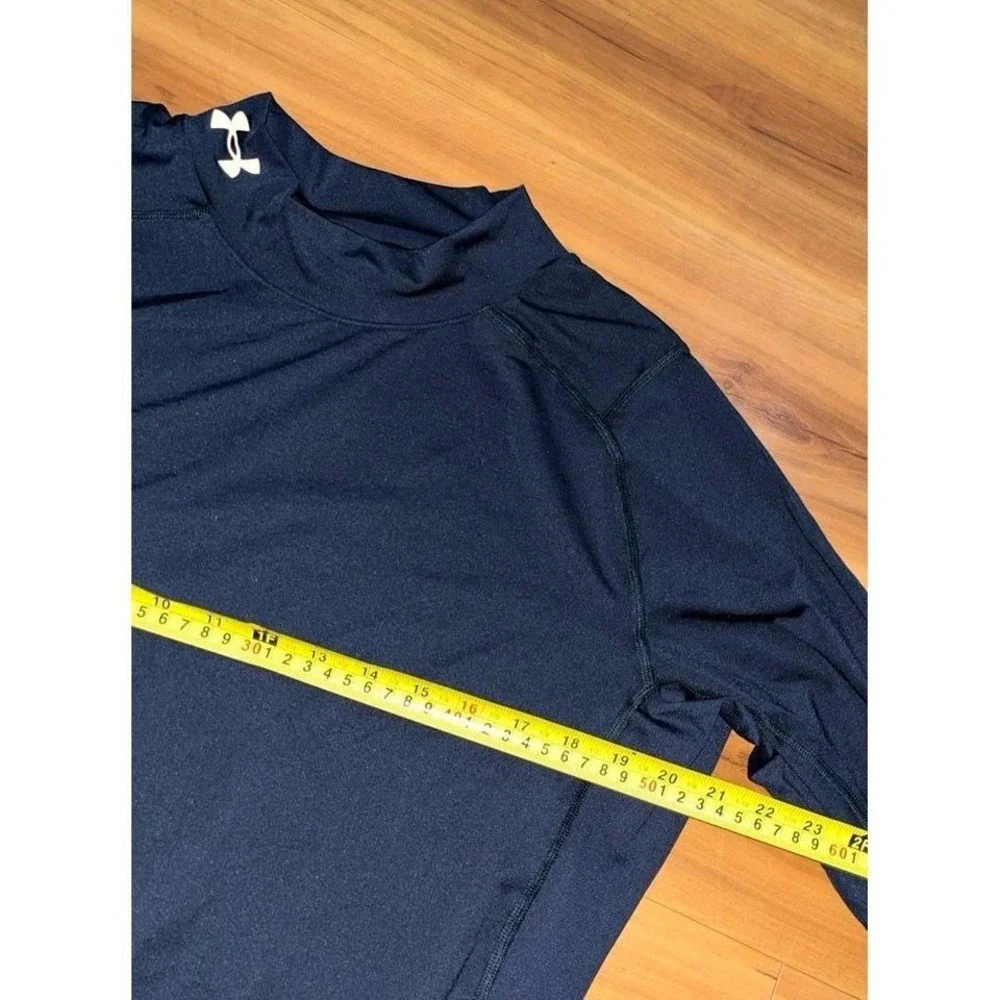 Mens NWOT Under Armour Compression Fitted Running Workout Mock Neck Shirt‎